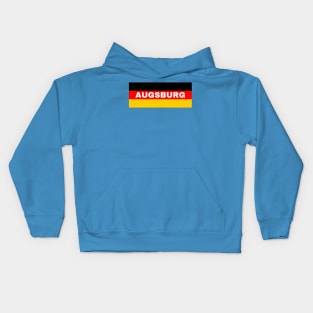 Augsburg City in German Flag Kids Hoodie